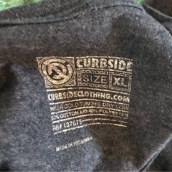 MEN’S XL unique t-shirt. Blue with moon graphic. Unisex. - Picture 3 of 3